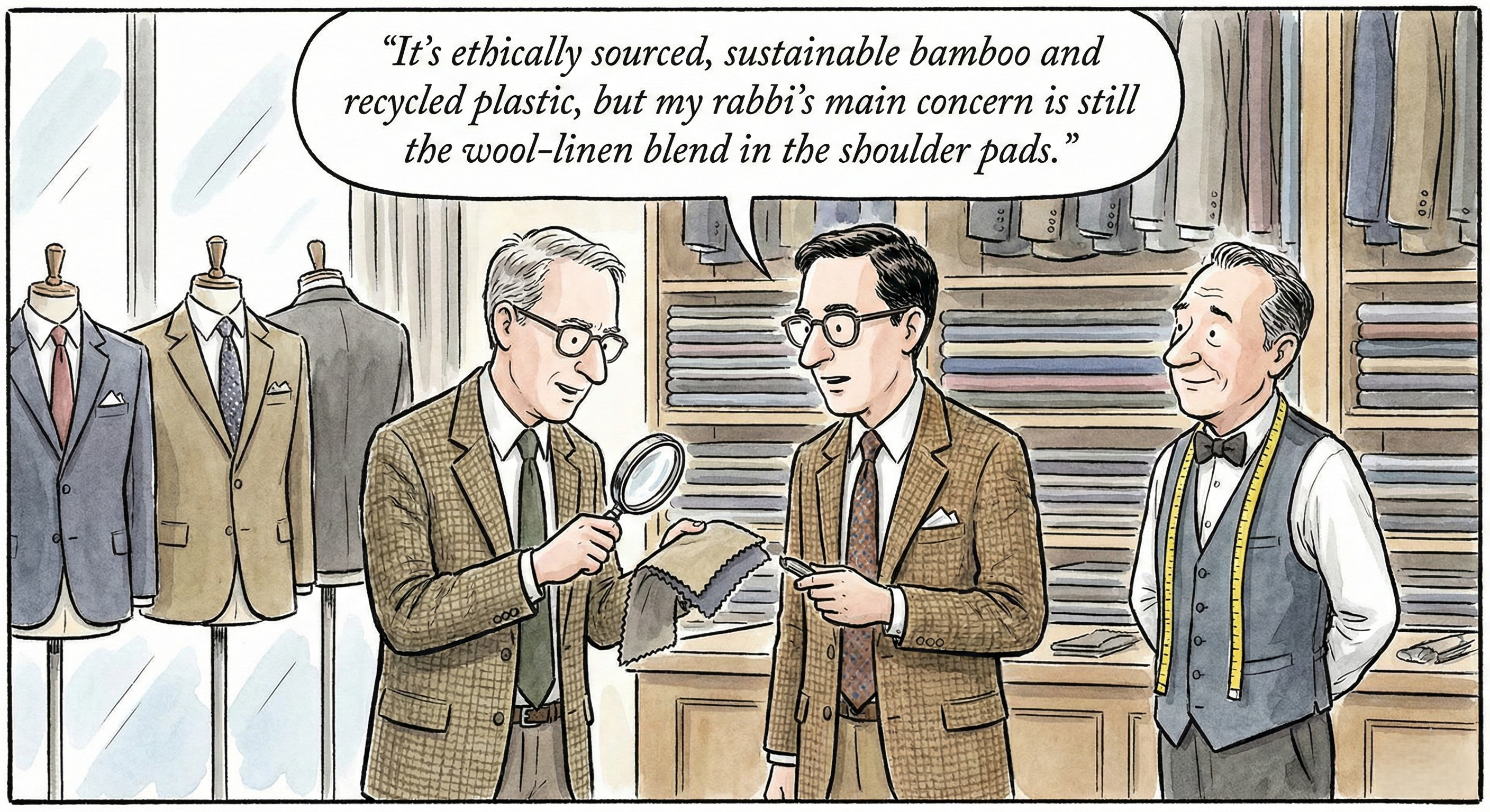 Shatnez 101: A Gentleman’s Guide to Halachic Style